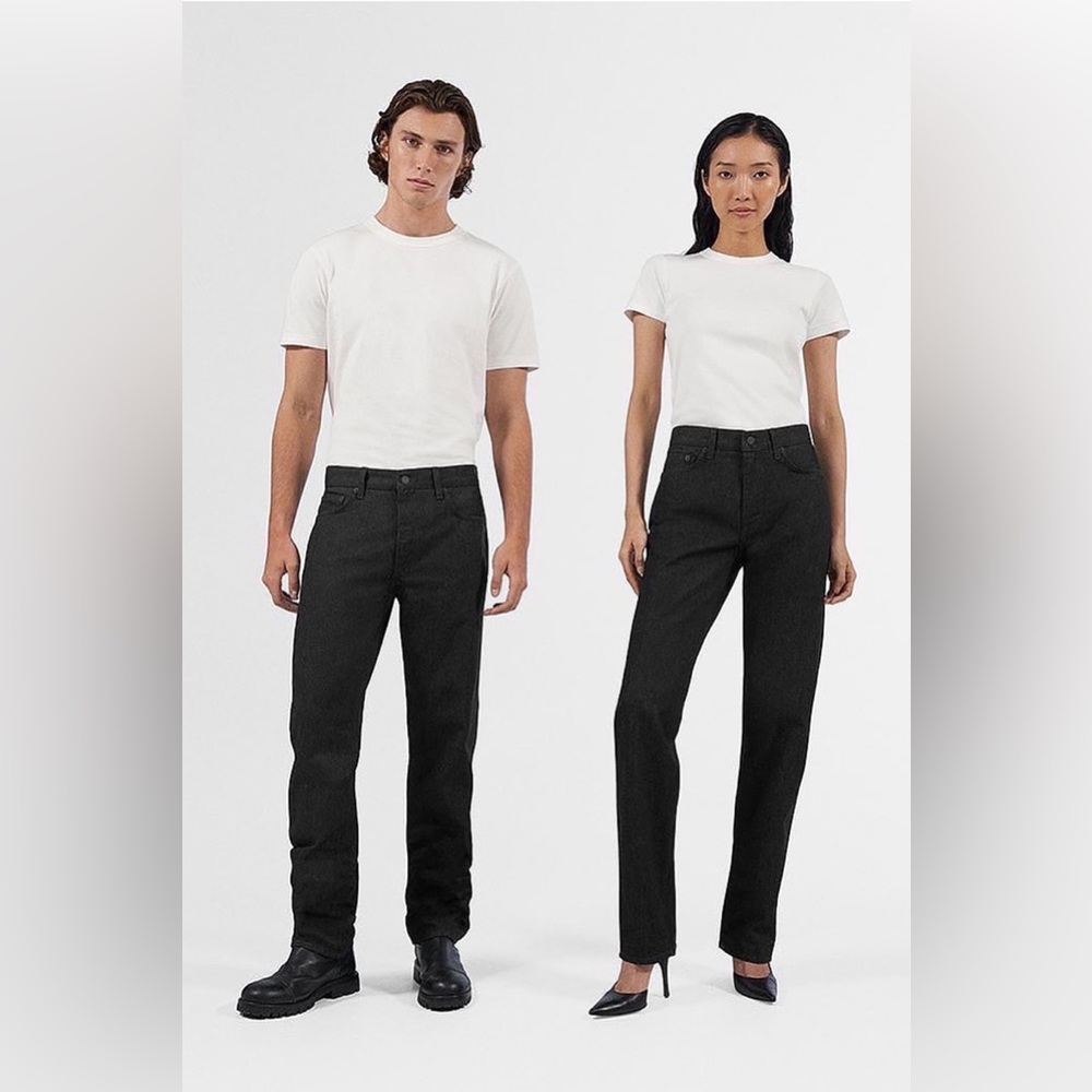 HELMUT LANG MASC LO DRAINPIPE JEANS BLACK Size:31